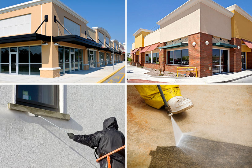 Commercial property cleaning